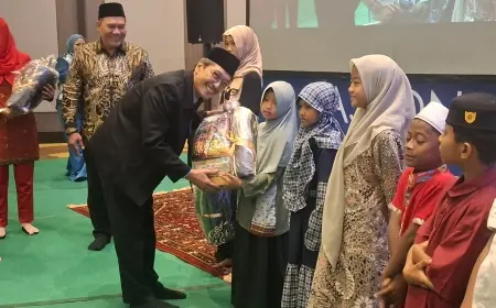 Harhubnas 2025, Dharma Lautan Utama Santuni Ratusan Anak Yatim di Gresik