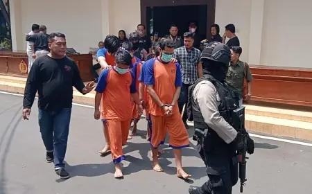 Polres Jombang Gagalkan Peredaran Ratusan Ribu Pil dobel L dan 5 Kg Ganja, 13 Bandar Diciduk