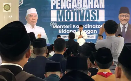 Menko Pangan Motivasi Ribuan Santri di Mojokerto, Orang Berpengaruh Lahir dari Rahim Pesantren