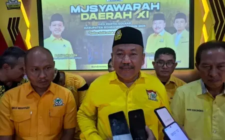 Buka Musda XI Golkar Bondowoso, Ali Mufthi Tekankan Regenerasi dan Evaluasi