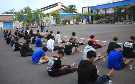 Puluhan Pemuda Konvoi Silat di Tuban Diamankan Polisi