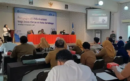 Gelar Forum Penyegaran Bahasa Indonesia, BBP Jatim Dorong Insan Media Jaga Mutu Tulisan