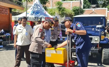 Antisipasi Kecelakaan, Polres Probolinggo Periksa Kelayakan Angkutan Wisata Bromo