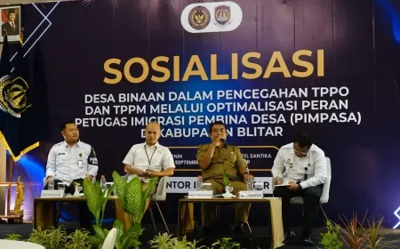 Cegah TPPO dan TPPM, Imigrasi Blitar Optimalkan Peran Desa Binaan
