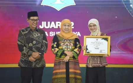 Mbak Wali Bawa Pulang Dua Penghargaan Pada Syariah Award untuk Kota Kediri