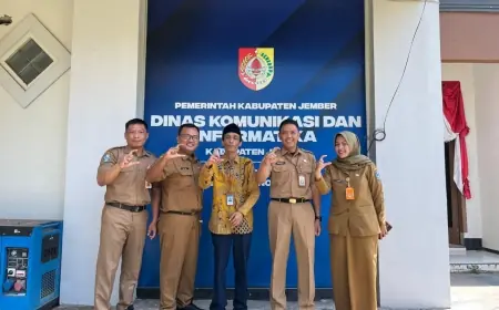 Kabupaten Jember Wujudkan Transparasi Publik , Komisi Informasi Jatim Lakukan Verifikasi Faktual KIP Award 2025