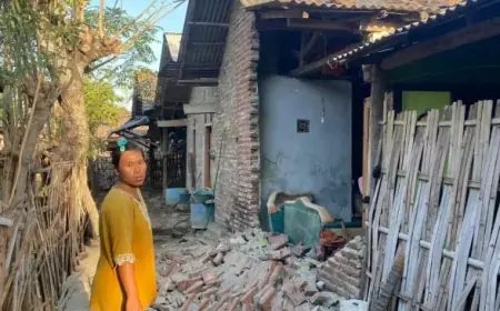 Gempa Banyuwangi Guncang Situbondo, Belasan Rumah dan Masjid Alami Kerusakan