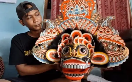 Dari Hobi Jadi Rezeki, Karya Barongan Pemuda Tulungagung Merambah Kalimantan dan Sumatera