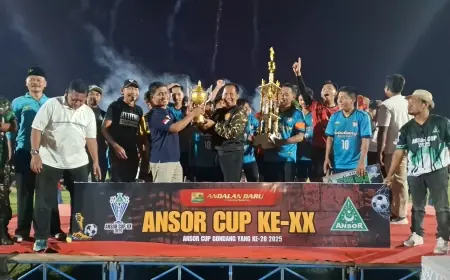 Ansor Cup ke-20, Natadiwirya Tawing Putra Juara Usai Taklukkan Ngrendeng FC