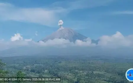 Semeru Kembali Erupsi, Warga Diminta Tetap Tenang dan Waspada