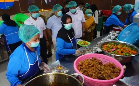Bupati Tulungagung Tinjau Dapur SPPG, Dorong Percepatan Program Makan Bergizi Gratis