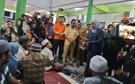 Gubernur Jatim Pastikan Biaya Perawatan Korban Ponpes Sidoarjo Ditanggung Pemerintah