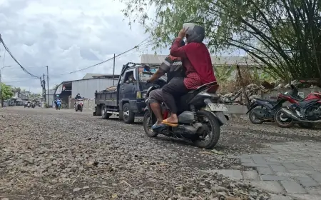 Proyek Jalan Brotonegoro Gresik Terkesan Mangkrak dan Dikeluhkan Warga, Begini Kata Dinas PUTR