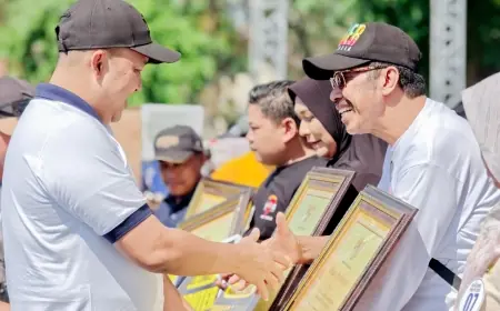 Panutan Pajak Daerah 2025, Bupati Pasuruan Apreasiasi Perusahaan dan Pemerintah Desa Sudah Taat Pajak