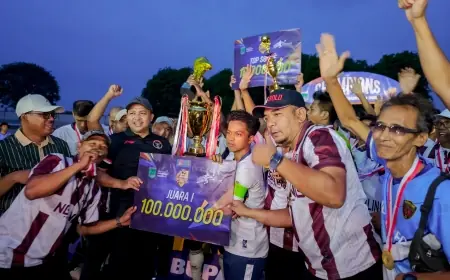 Nguling FC Akhirnya Jadi Jawara Bupati Cup, Bupati Pasuruan Ucapkan Terima Kasih Pada Seluruh Panpel