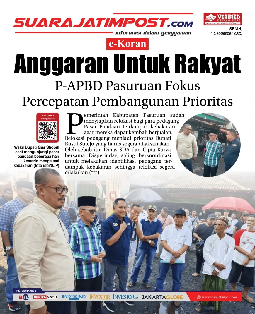 eKoran, Edisi Senin,  1 September 2025