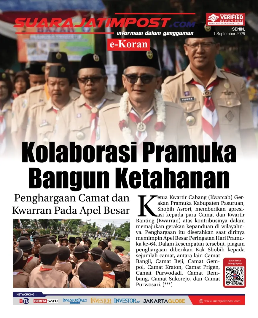 eKoran, Edisi Senin,  1 September 2025