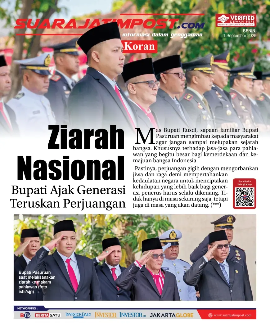 eKoran, Edisi Senin,  1 September 2025