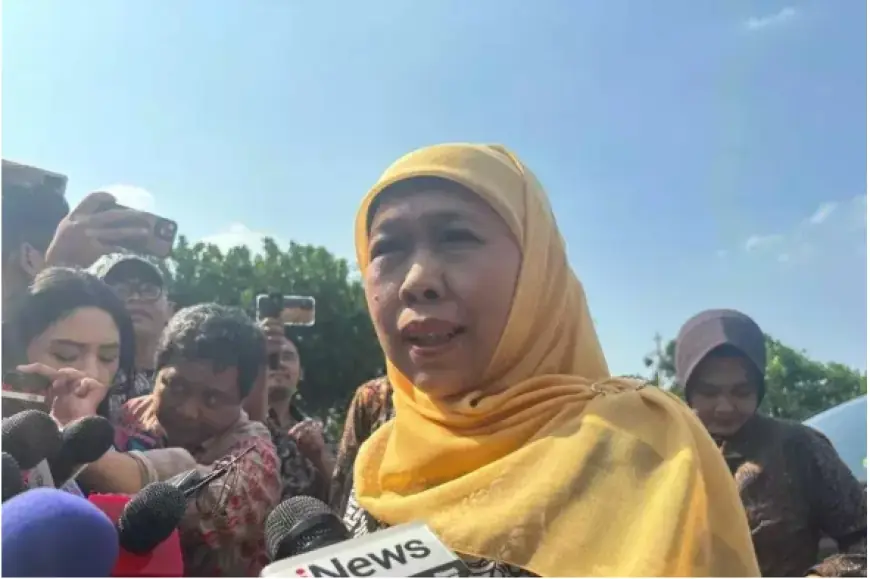 Khofifah Sesalkan Aksi Pembakaran Gedung Negara Grahadi Surabaya