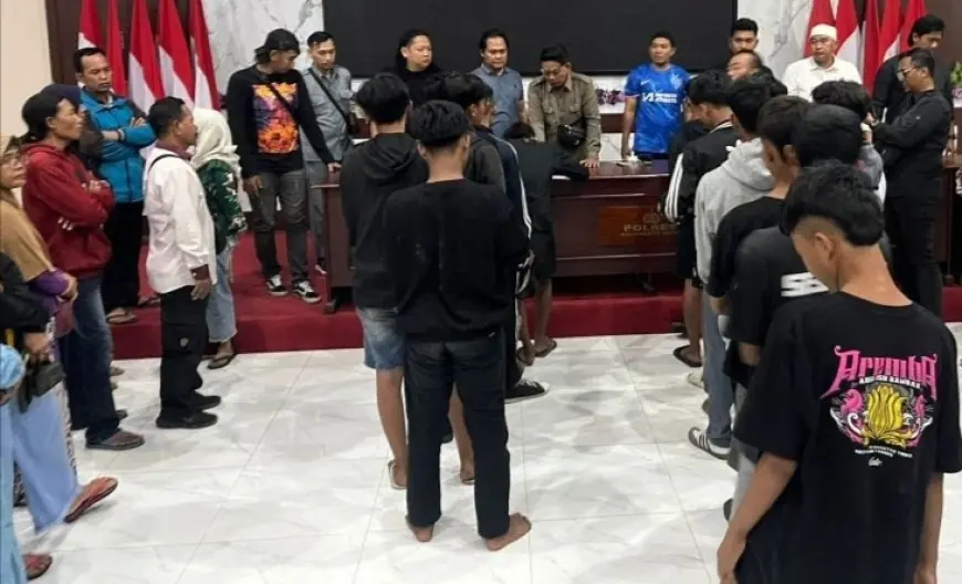 Demo Gagal di Mojokerto: Puluhan Remaja asal Jombang dan Sidoarjo Diciduk, Orang Tua Dipanggil