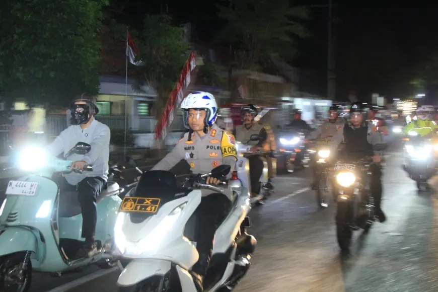 Forkopimda Ikut Patroli Besar, Ciptakan Bondowoso Kondusif
