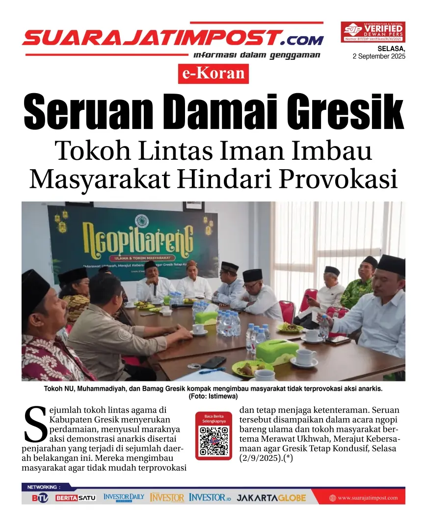 eKoran, Edisi Selasa, 2 September 2025
