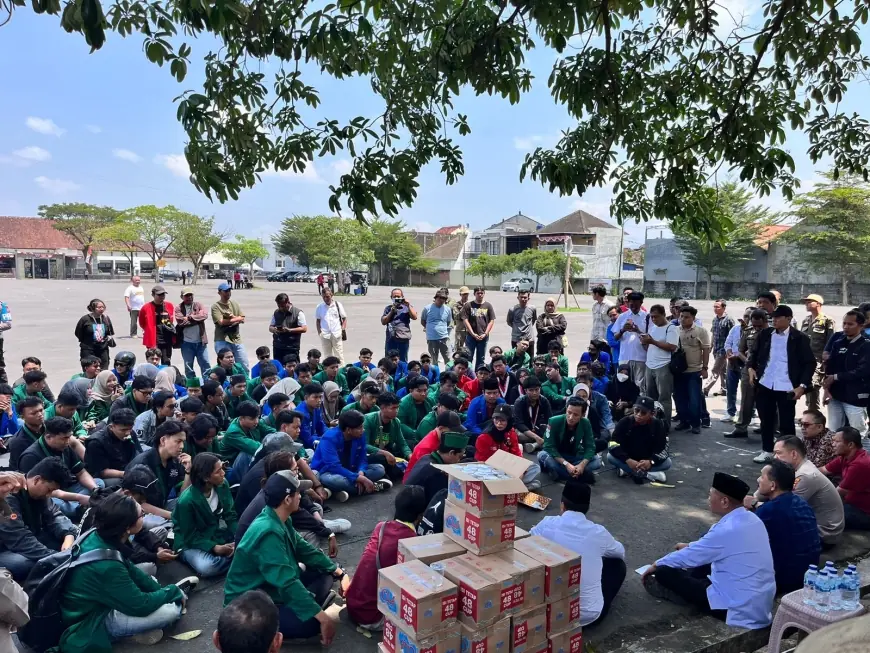 Aliansi Mahasiswa Tulungagung Suarakan Isu Nasional dan Lokal, Bupati Janji Tindak Lanjut Aspirasi