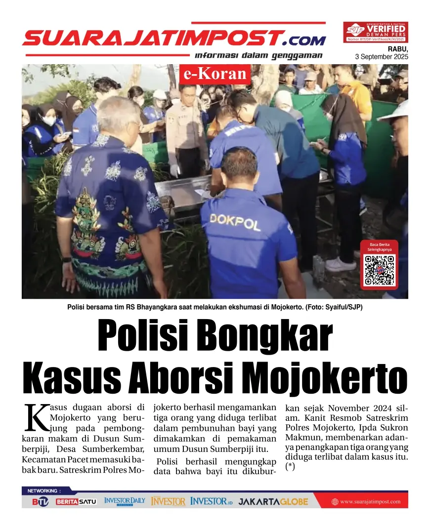 eKoran, Edisi Rabu, 3 September 2025