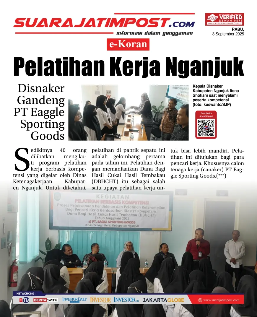 eKoran, Edisi Rabu, 3 September 2025