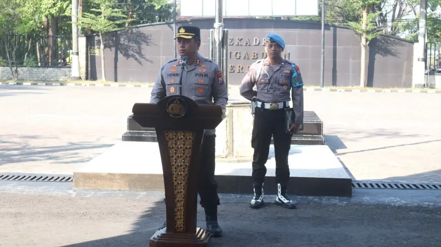 Kapolres Nganjuk Akan Tindak Tegas Massa Anarkis Sesuai SOP