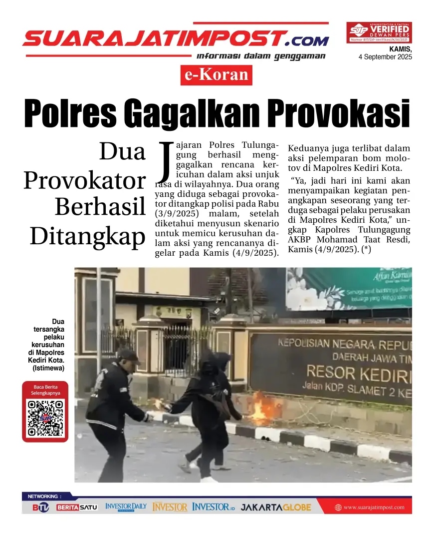 eKoran, Edisi Kamis, 4 September 2025