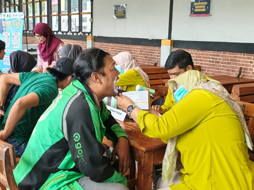 Kesadaran Ojol di Gresik Terkait Cek Kesehatan Meningkat