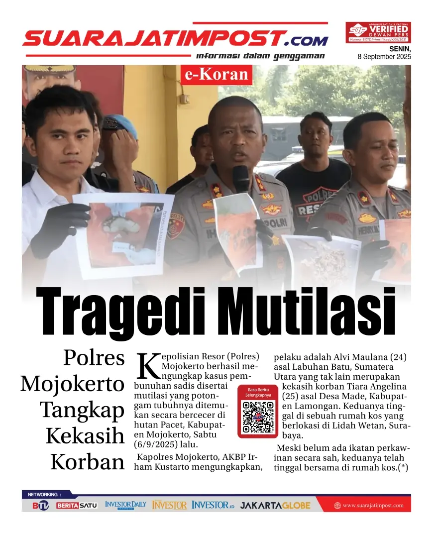 eKoran, Edisi Senin, 8 September 2025