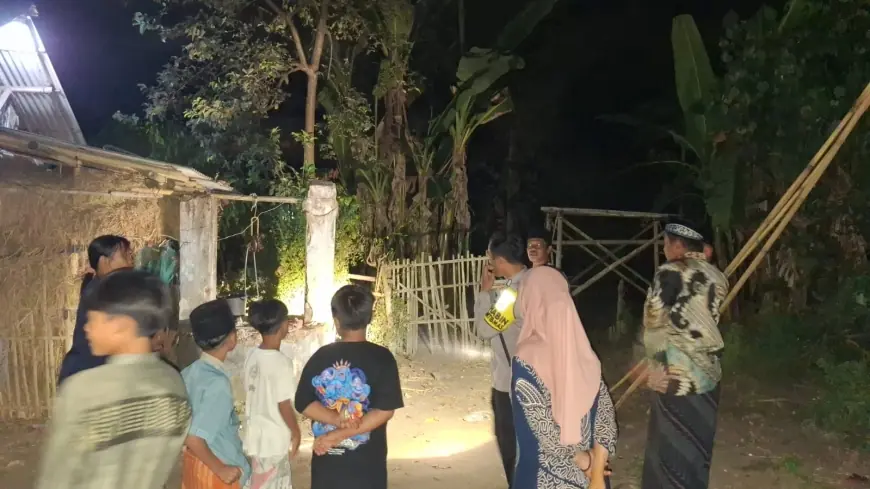 Penampakan Sosok Mirip Pocong Muncul di Pemukiman Warga Jember, Polisi Turun Tangan