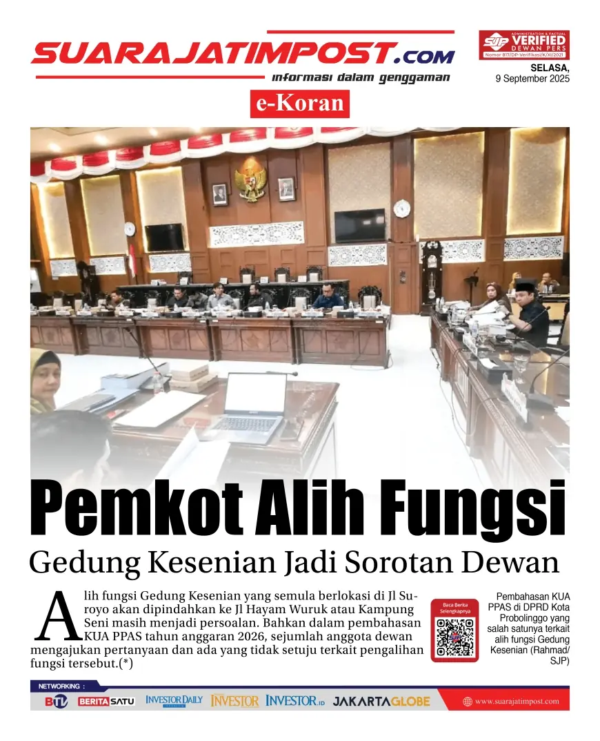 eKoran, Edisi Selasa, 9 September 2025
