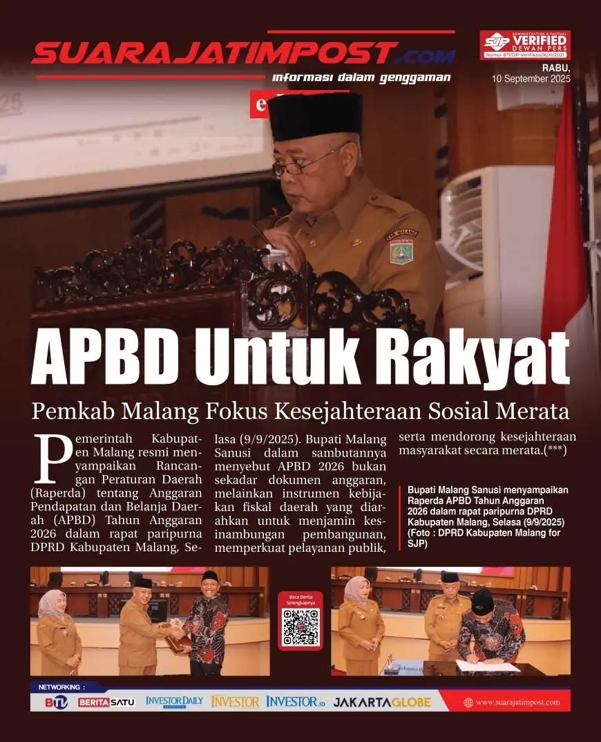 eKoran, Edisi Rabu, 10 September 2025