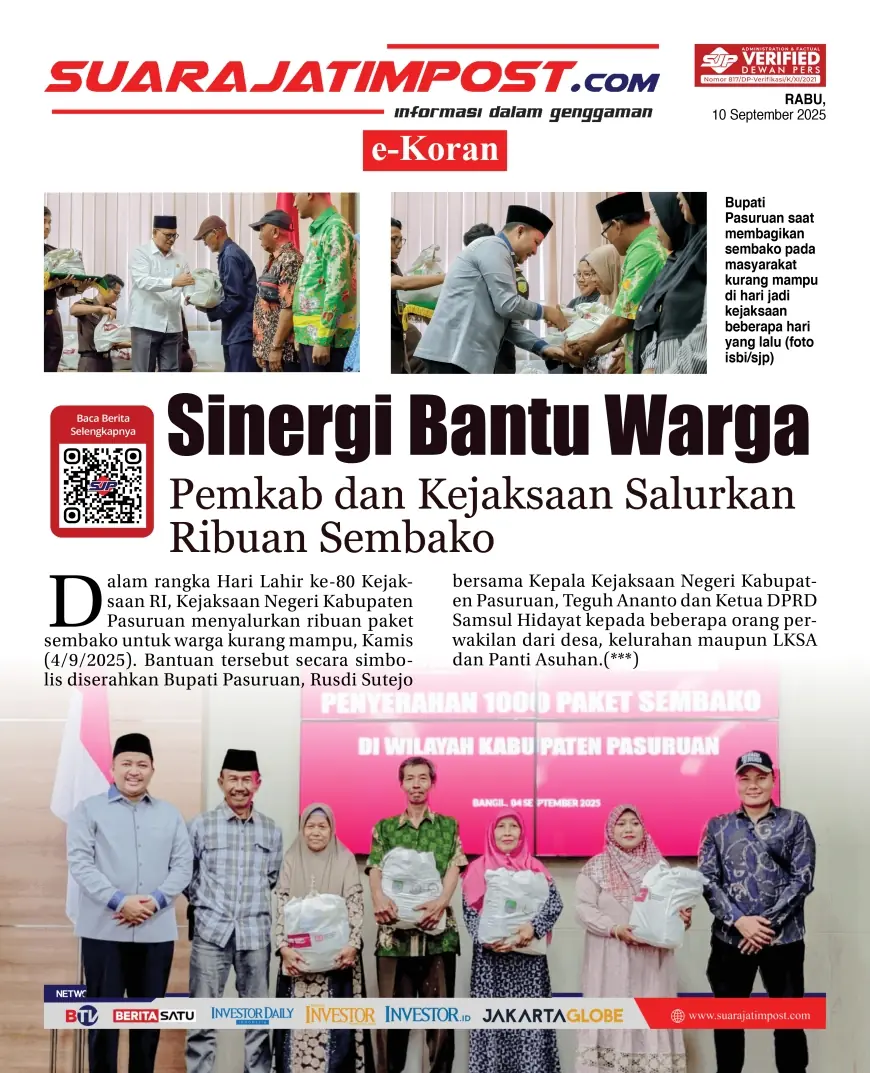 eKoran, Edisi Rabu, 10 September 2025