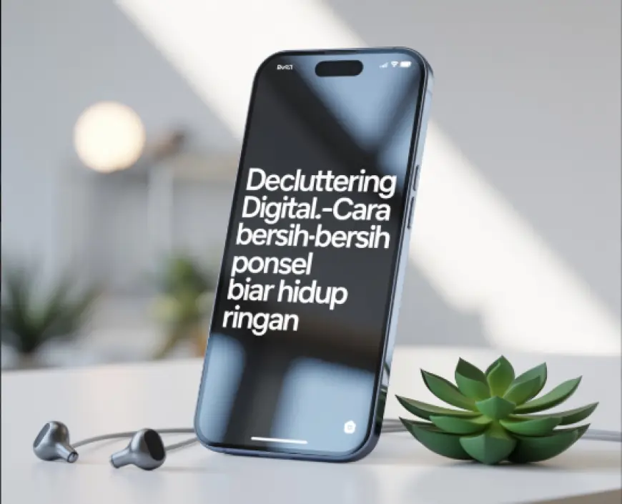 Decluttering Digital: Cara Bersih-Bersih Ponsel Biar Hidup Lebih Ringan