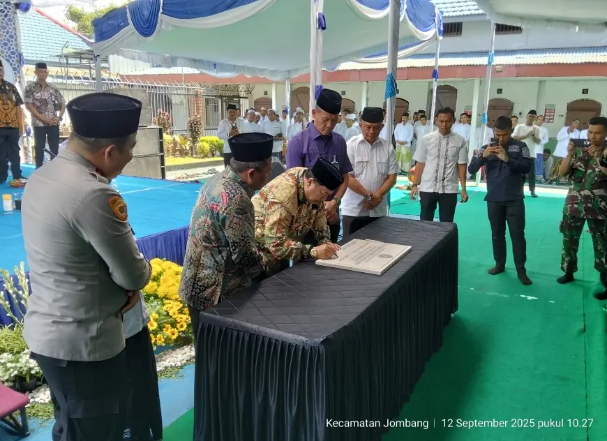 Perkuat Religi Warga Binaan, Lapas IIB Jombang Dirikan Pesantren Al Muhajirin