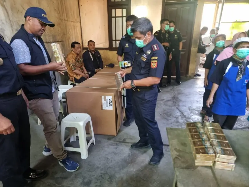 Bea Cukai Gresik Musnahkan Barang Ilegal Senilai Rp7,5 Miliar, Jenis Rokok Capai 4,3 Juta Batang