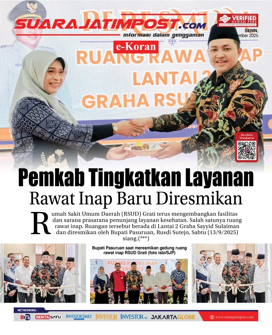 eKoran, Edisi Senin, 15 September 2025