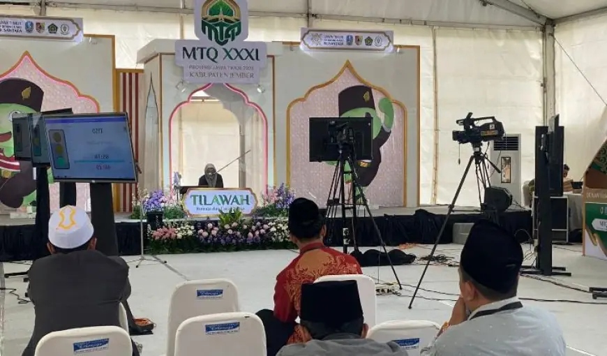 Lantunan Tilawah Merdu Disabilitas Netra di Al-Qodiri Bikin Haru Penonton MTQ Jatim XXXI
