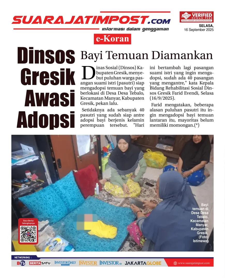 eKoran, Edisi Selasa, 16 September 2025