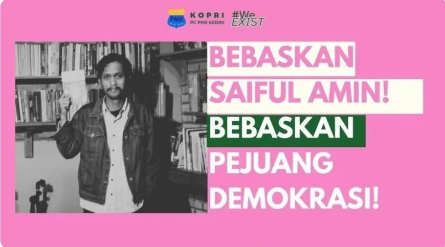 3.000 Tanda Tangan Petisi Desak Bebaskan Saiful Amin dan Hentikan Kriminalisasi Aktivis
