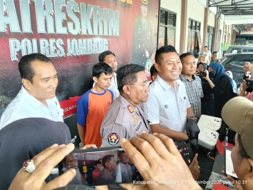 Polres Jombang Bekuk Pembobol SDN, Pelaku Resedivis 23 TKP