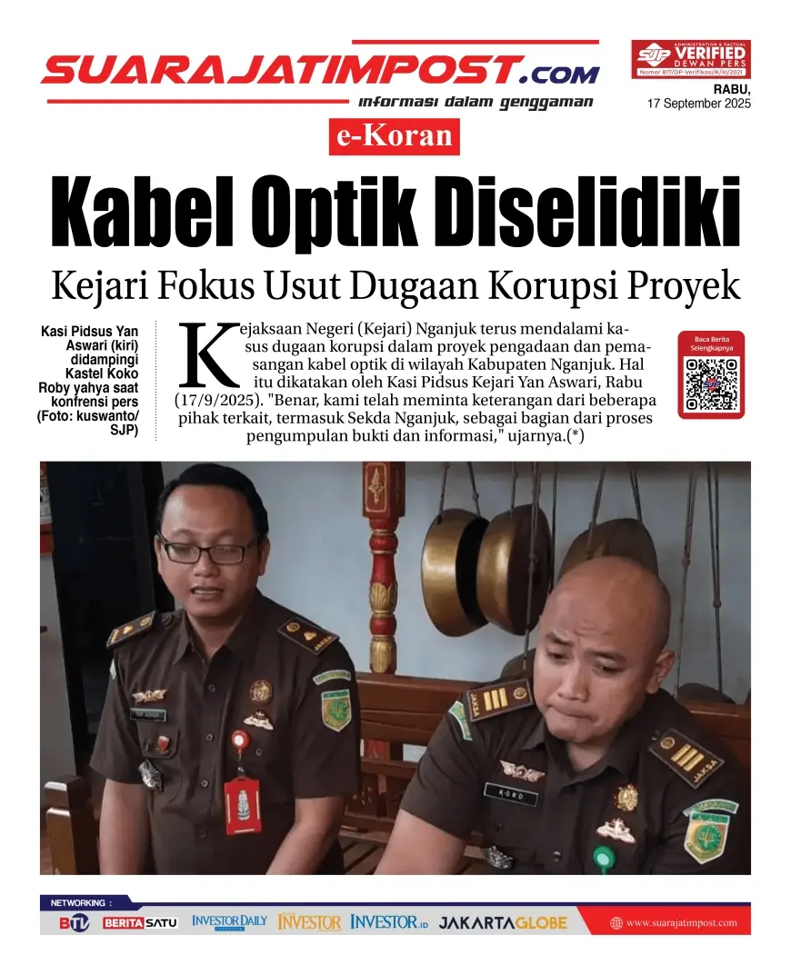 eKoran, Edisi Rabu, 17 September 2025