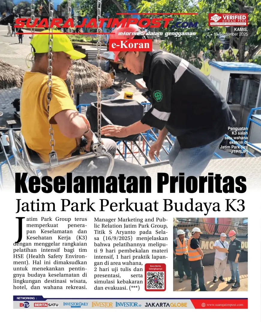 eKoran, Edisi Kamis, 18 September 2025