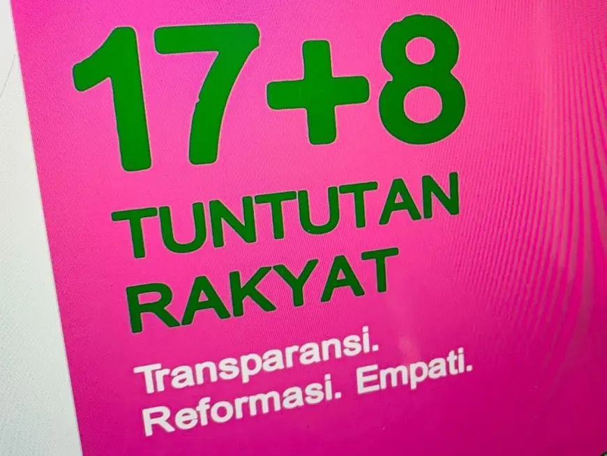Ungkap Makna Warna Hijau dan Pink, Identitas Gerakan 17+8 Tuntutan Rakyat