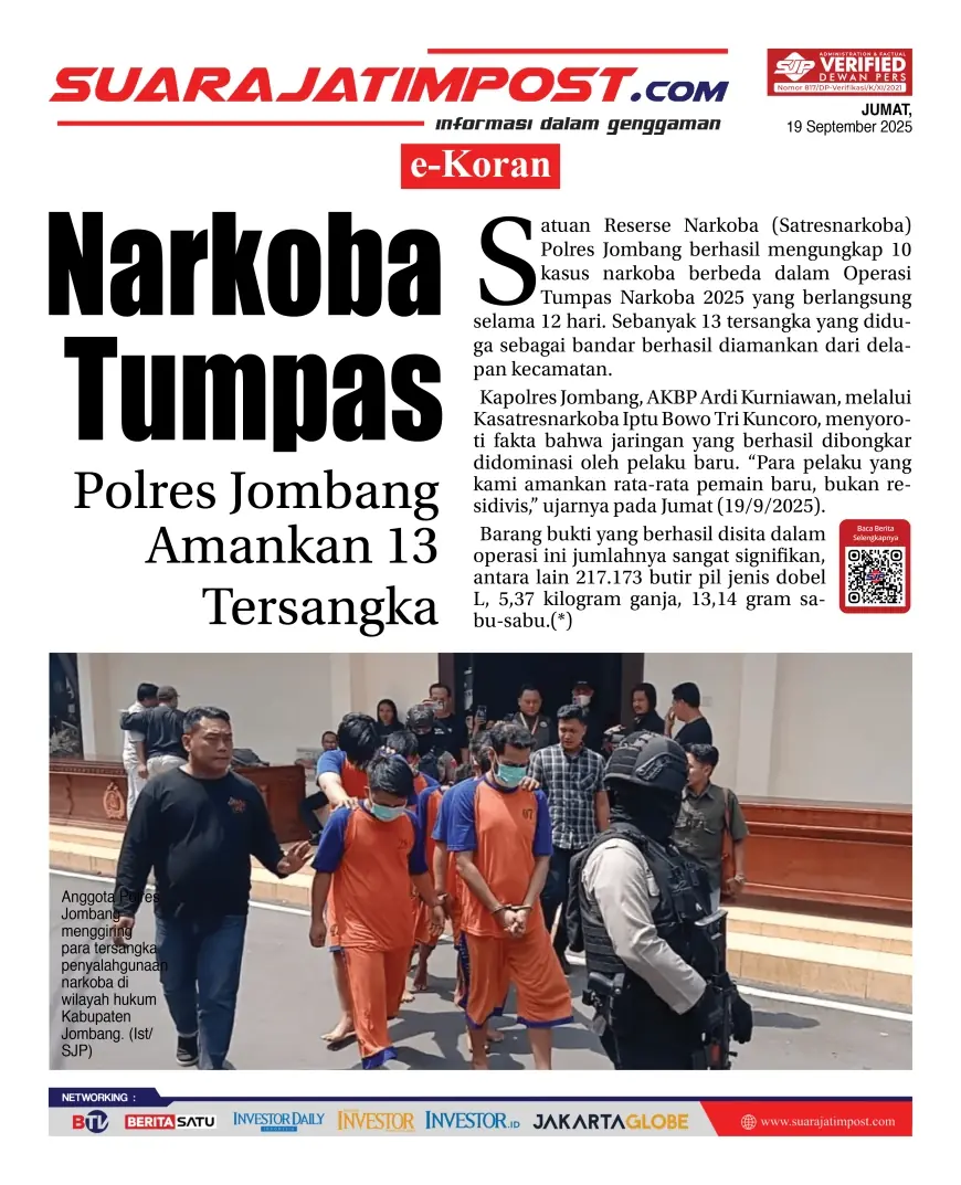 eKoran, Edisi Jumat, 19 September 2025