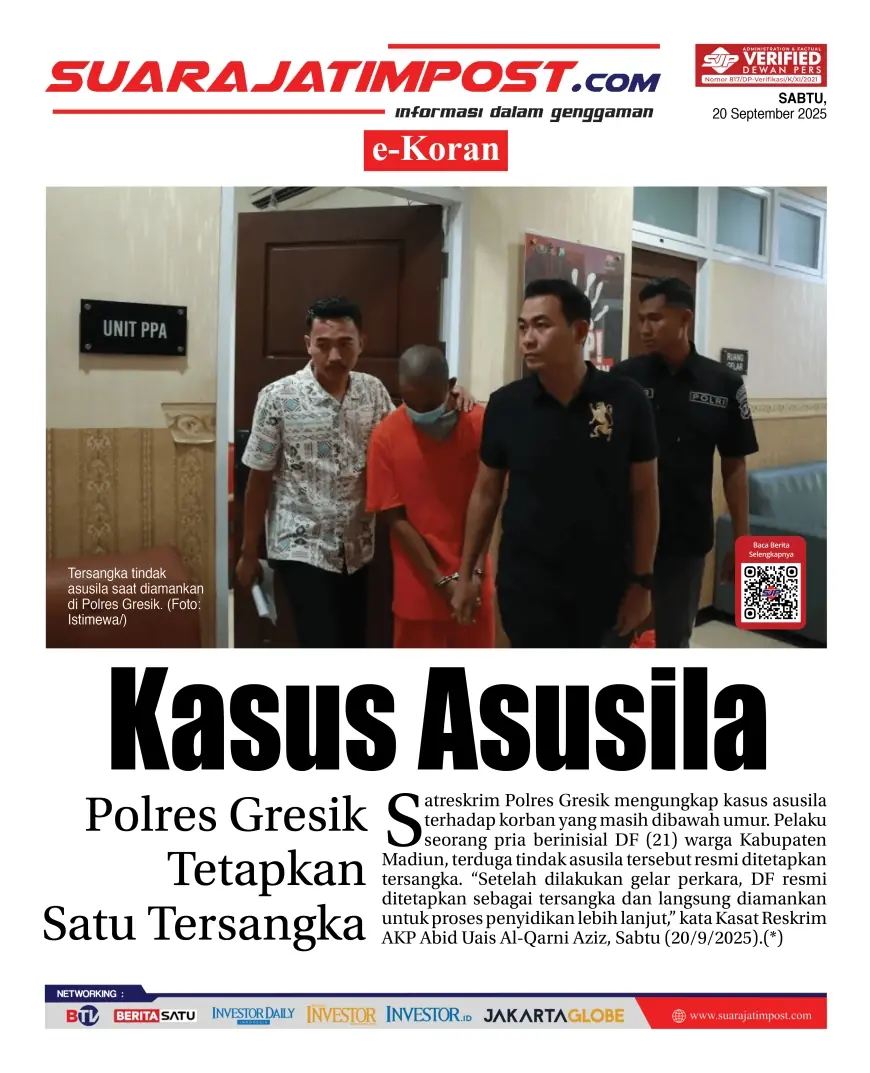 eKoran, Edisi Sabtu, 20 September 2025